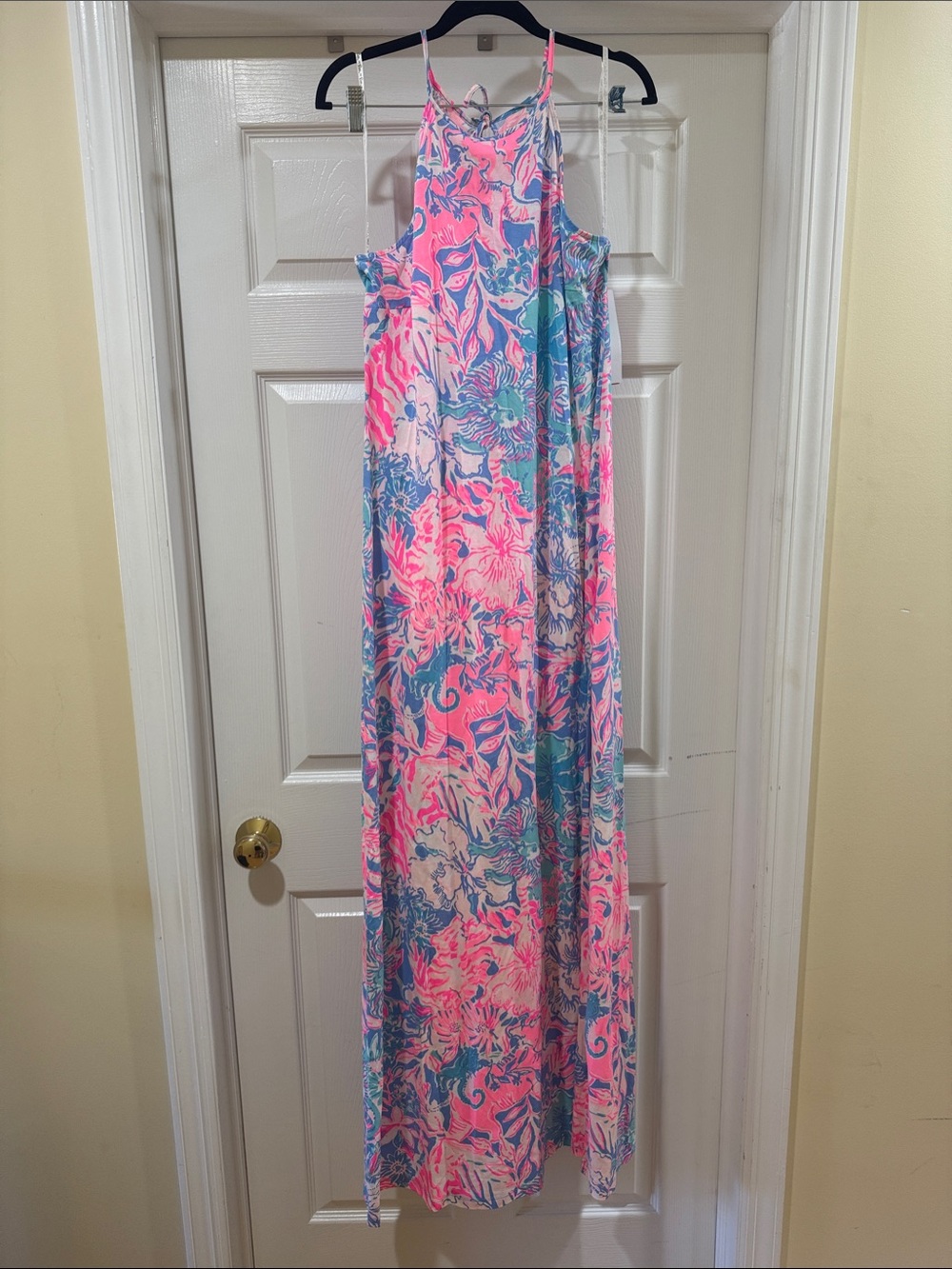 Women’s sleeveless maxi dress. Never worn with tags.